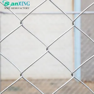 Hot Dipped Galvanized 3mm Chain Link Fence for Playground