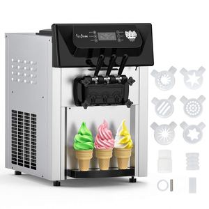 Machine à glaces Rebirth automatique 3 saveurs pour glaces molles, usage commercial pour <span class=keywords><strong>camion</strong></span> de glaces - Product Image 3