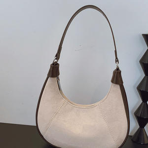 Sac à main simple et rétro pour femmes, un sac bandoulière multicolore de niche et luxueux - Product Image 1