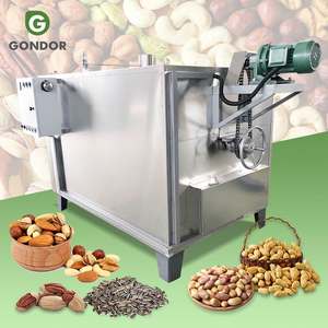 Machine de torréfaction industrielle électrique commerciale de petite capacité pour 25 kg de cacao, pois, graines de lin, noix et arachides - Product Image 1