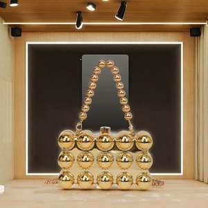 Bolso de noche de lujo, hermosa bolsa de mano para boda, elegante bolso de mano para una noche elegante, bolso de noche negro. - Product Image 2