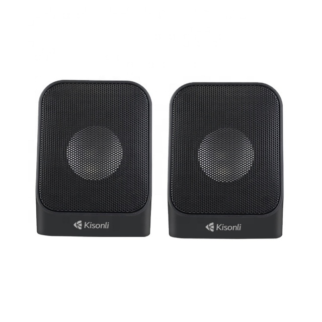 Kisonli PC speaker A-120 6W USB 2.0 Channel Speaker for Mobile Phones Desktop Computers Laptops & Home Use