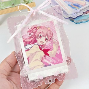Tùy chỉnh Anime Kpop photocard chủ rõ ràng Acrylic screed gạch máy in Holographic PVC Acrylic chất kết dính ảnh chủ thẻ Keychain - Product Image 5