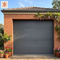 Portes de garage enroulables en alliage d'aluminium de couleur personnalisable pour usage résidentiel