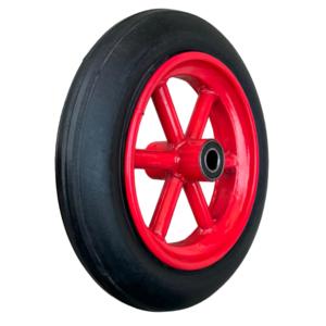 Roues en caoutchouc massif robustes STONE de <span class=keywords><strong>12</strong></span> <span class=keywords><strong>pouces</strong></span> avec roulement à billes pour chariot de jardin, chariot et <span class=keywords><strong>brouette</strong></span> - Product Image 2