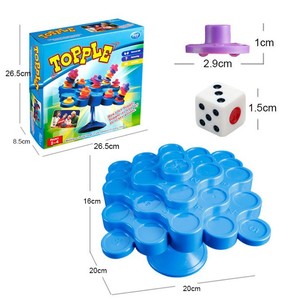 <span class=keywords><strong>Jeu</strong></span> d'empilage d'arbres éducatif, <span class=keywords><strong>jeu</strong></span> de société interactif parent-enfant, entraînement de la motricité fine pour les enfants, cadeau de fête - Product Image 4