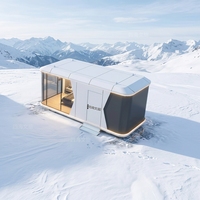 Module spatial moderne en acier, maison mobile, hôtel commercial, petite maison préfabriquée de luxe, conteneur, bureau, bâtiment, école, parc, villa