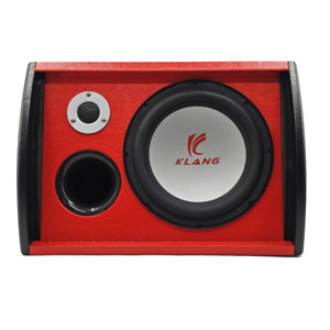 Boîte de <span class=keywords><strong>caisson</strong></span> de basses Audio à bobine unique en cuir de 10 pouces DC 12V Subwoofer <span class=keywords><strong>amplifié</strong></span> de voiture 900W système de son de crête Subwoofer de compétition - Product Image 2