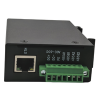 Servidor de Dispositivos Seriales Industriales, Convertidor RS485 RS232 a Ethernet RJ45, Gateway Modbus JQ-87NP, Totalmente Metálico