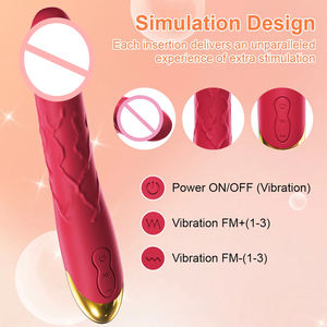 MEIPER 10 Güçlü Titreşim Modlu Kadınlar İçin Seks Oyuncakları Klitoral ve G Noktası Stimülasyonu Gerçekçi Yapay Penis Vibratör - Product Image 5