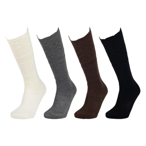 Genouillère en coton tricoté et nylon, respirante et douce, avec <span class=keywords><strong>mousse</strong></span> EVA, chaussettes élastiques confortables pour usage quotidien - Product Image 1
