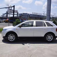 Garnitures de fenêtre de voiture en acier inoxydable décoration pour ford edge 2009 2010 2011 2012 2013 2014 accessoires de fenêtres kit de style automatique