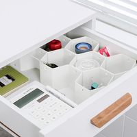 Boîte de rangement pour sous-vêtements réglable et rétractable, organiseur de tiroir pliable en plastique avec séparateur de longueur pour armoire et placard