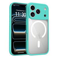 Anti-jaunissement antichoc TPU + PC magnétique sans fil Charge étui de protection d'écran emballage de détail pour iPhone 17 Pro