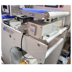 小型ビジネスラベル & ステッカー印刷機バッチコードインクジェットプリンター日付コードマシンがリワインダーにインストール - Product Image 2