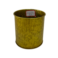 Pot d'aromathérapie en métal conteneur de bougie seau coloré galvanisé boîte de décoration fer maison jardin plantes Pot