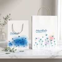 Sac de shopping en papier de luxe personnalisé avec logo imprimé, cordon de serrage et poignée, fabriqué par un fabricant à prix abordable
