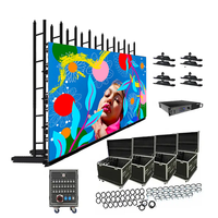 Écran LED publicitaire d'intérieur P2.5 2026, 250x250mm, mur vidéo LED pour usage en église, garantie 2 ans, haute luminosité 7680Hz