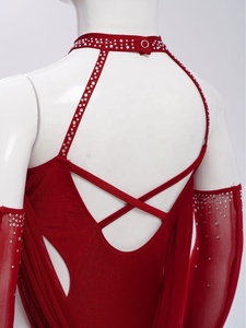 Traje de baile latino para niñas de 6 a 16 años, leotardo, ropa de práctica al por mayor, <span class=keywords><strong>Cha</strong></span>-<span class=keywords><strong>Cha</strong></span>, <span class=keywords><strong>Tango</strong></span>, competición, clase de baile, fiesta, puesta en escena - Product Image 4