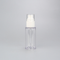Bouteilles personnalisées de 40ml, 50ml, 80ml, 100ml à paroi épaisse pour cosmétiques en PET, bouteilles en plastique, pompe de pulvérisation, bouteille de Lotion compte-gouttes