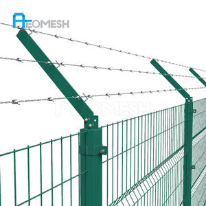 Sterke, roestvrije, milieuvriendelijke, waterdichte 5mm buitenhekwerk, 3D gebogen draadgaaspanelen, <span class=keywords><strong>vinyl</strong></span> gecoat metaal, beveiligingshekwerk voor thuis - Product Image 3