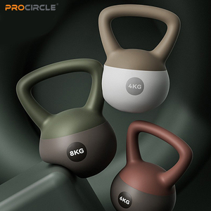 KB2010 Cloche de bouilloire multifonctionnelle en PVC Kettlebell souple pour musculation et fitness - Product Image 1