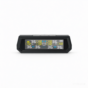 Sistema de Monitoreo de <span class=keywords><strong>Presión</strong></span> de Neumáticos TPMS Solar de 6 Ruedas con Sensor Externo para Camiones y Autocaravanas, Carga Tipo C, Alarma en Tiempo Real, 9.9 Bar - Product Image 3