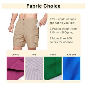 Logotipo personalizado Cuerda incorporada Ligero 100% Poliéster Malla de cintura media Secado rápido Impermeable Deportivo Hombres Cargo Shorts Baloncesto - Product Image 2