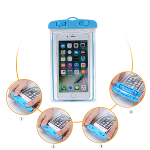 Funda impermeable de PVC transparente para teléfono móvil iPhone 15 14 13 12 para <span class=keywords><strong>Samsung</strong></span> S9 Smart Dry funda de teléfono móvil para uso bajo el agua - Product Image 4