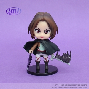 6 estilos Attack on 2nd Gen Eren <span class=keywords><strong>Levi</strong></span> <span class=keywords><strong>Mikasa</strong></span> figura modelo estatua coleccionable Anime decoración regalo muñeca juguete de acción Titan Set - Product Image 3