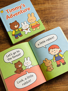 Libros de Cartón para Niños con Impresión Offset Personalizada Ecológica, Encuadernación Perfecta Bajo Demanda, Historias Impresas en Papel - Product Image 6