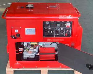 2KVA 3KVA 5KW 6kva 사일런트 3 상 이중 연료 천연 가스 바이오가스 바이오매스 가스 발생기 세트 8-10KW IP67 100% 구리 교류 발전기 - Product Image 1