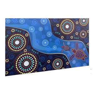 Radiateur infrarouge mural sans cadre en aluminium imprimé 500W pour espaces compacts avec protection contre la surchauffe - Product Image 4