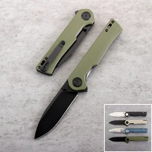 Lama CNC D2 con cuscinetto a sfere in ceramica di livello civi di alta qualità manico G10 coltello tascabile pieghevole EDC