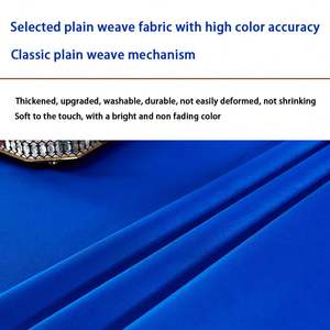 Mantel de tela multicolor de estilo moderno personalizado con logo impreso a color, técnica tejida, para el hogar, familias, fiestas, hoteles - Product Image 4