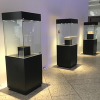Vitrines de présentation de bijoux et minéraux de grande taille du Musée des Gemmes ZhongYi, présentoirs en bois pour pierres précieuses, armoires d'exposition de pierres précieuses