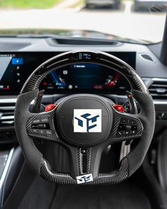 Volant de voiture LED en fibre de carbone pour <span class=keywords><strong>BMW</strong></span> G30 G20 G01 G02 G05 G06 G07 M4 M5 F90 M8 X3 X4 X5 X6 F40 F44 F97 F98 F95 F96 G11 G12 - Product Image 3