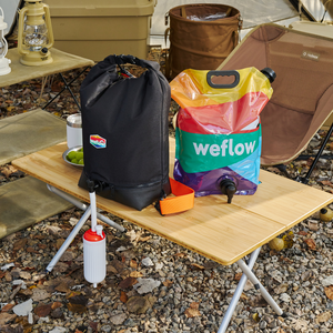 Sistema de filtro de agua por gravedad de 8L para camping, bolsa plegable, purificador de alto flujo para exteriores, para excursiones en grupo y base de acampada, almacenamiento compacto - Product Image 3