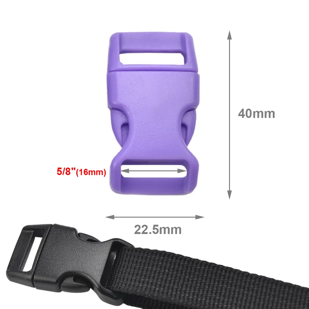 Backpacks Bag Strap Adjustment Buckle Pet Collar Plastic Side Release Buckles