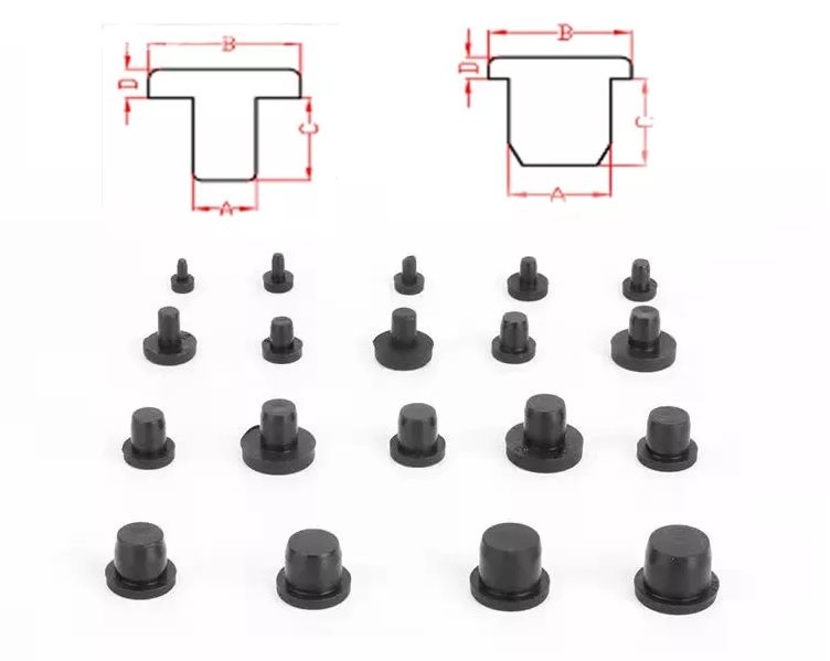 LongCheng custom pipe water hole end seal prodotti in gomma siliconica tappo antipolvere tappi tappo in gomma siliconica butilica