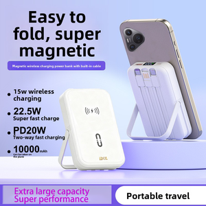Batterie externe magnétique sans fil à charge rapide 20W 10000mAh avec <span class=keywords><strong>c</strong></span>âble imprimé UV pour téléphones mobiles, idéale pour les cadeaux promotionnels - Product Image 6