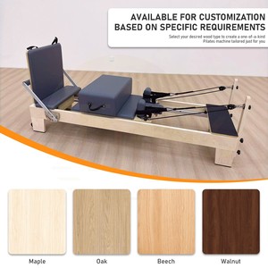Máquina de <span class=keywords><strong>Pilates</strong></span> con Estructura Reforzada de Madera de Arce de Calidad Profesional, Rendimiento Confiable - Product Image 4