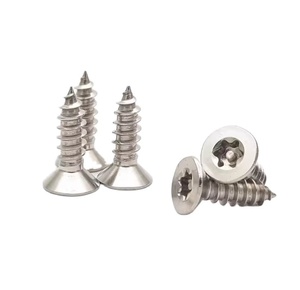 Tornillo de madera <span class=keywords><strong>autorroscante</strong></span> de seguridad a prueba de manipulaciones con cabeza plana avellanada Torx de seis lóbulos de acero inoxidable M2.9, 304, A2, - Product Image 1