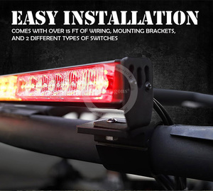 AUTODRAGONS Luces Estroboscópicas de Advertencia de Emergencia de 36 Pulgadas, 7 Patrones y Luz Sólida, Luces Estroboscópicas LED Ámbar con Señal de Giro, Freno y Reversa - Product Image 6