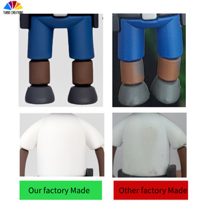 Llaveros de goma 3D personalizados de alta calidad, mosquetón de aleación de Zinc duradero de PVC suave, 15 años de experiencia, plástico metálico personalizado - Product Image 6