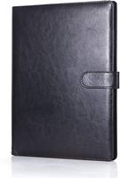 Porte-documents en similicuir format A4 avec couvercle pour bloc-notes, idéal pour le travail, l'école, le bureau, les conférences
