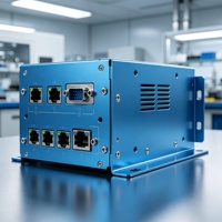 Boîtier en aluminium de haute qualité pour PCB, usiné CNC, finition thermolaquée, surface polie, personnalisé, certifié OEM ISO9001