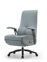Chaise inclinable de direction moderne Chaise d'ordinateur confortable pour la maison/le bureau/les affaires Personnel de direction haut de gamme avec patte de chat en cuir
