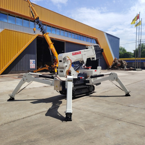 Rst L96 Nhà Máy Giá 3 Tấn 5 Tấn 8 Tấn 10 Tấn Mini Thủy Lực Spider Crane Thành Phố Xây Dựng Với Điều Khiển Từ Xa - Product Image 3