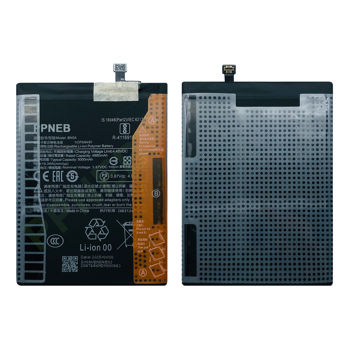 Para Xiaomi Redmi BN5A Note 11 Batería